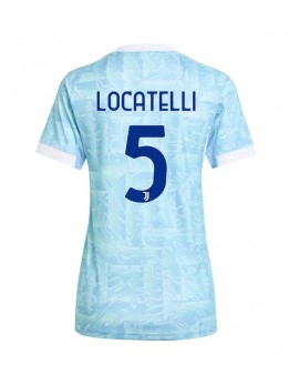 Juventus Manuel Locatelli #5 Auswärtstrikot für Frauen 2025-26 Kurzarm Juventus Manuel Locatelli #5 Auswärtstrikot für Frauen 2025-26 Kurzarm